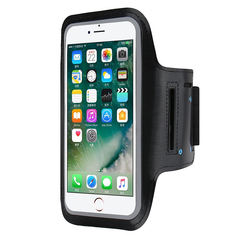 Fitness running mobile phone bag universal belt outdoor sports phone holder armband protective cover for iPhone 11 xs up to 6.5 inches armband protective cover