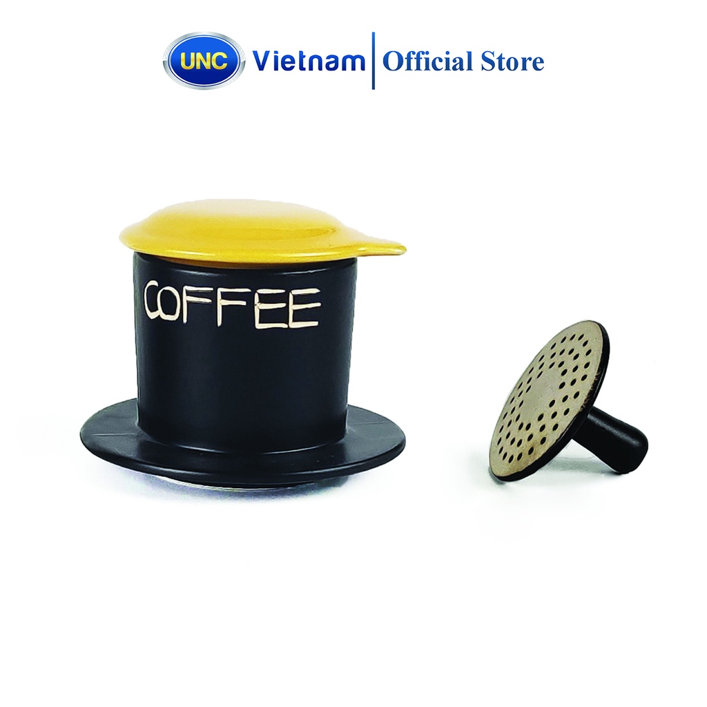 Phin Cà Phê Sứ UNC Việt Nam - Nhiều màu sắc, pha cà phê sẽ ngon hơn, dung tích 150ml, không chứa Chì (Pb) và Cađimi (Cd)