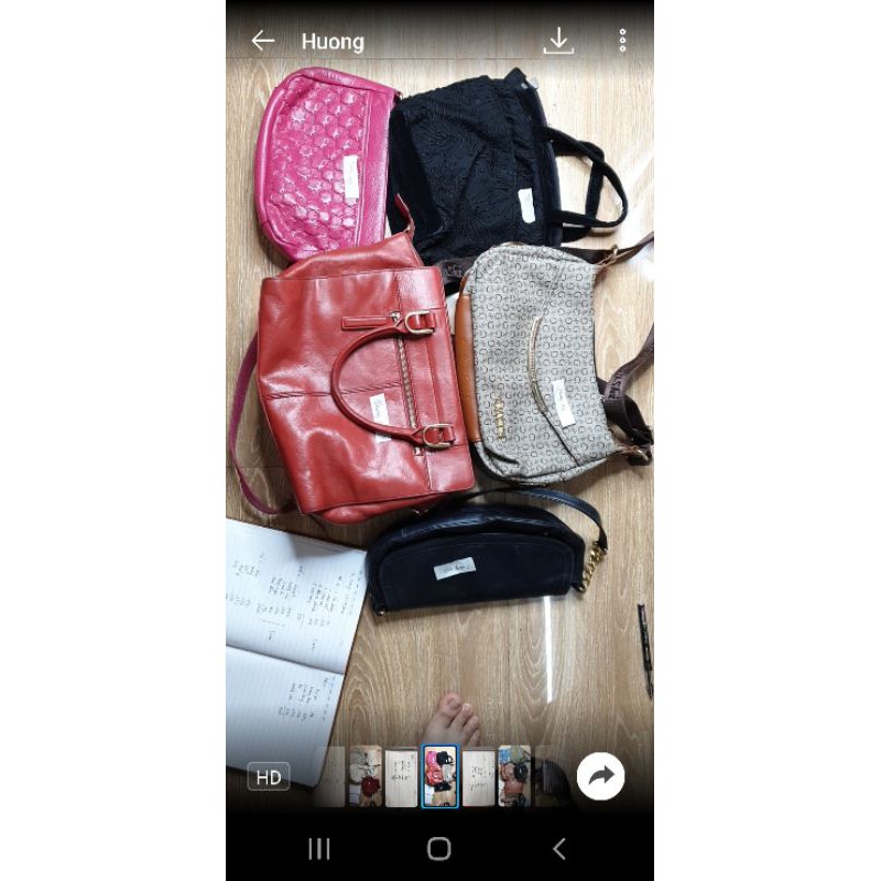 combo 14 túi xách của khách