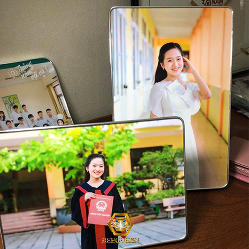 Khung Ảnh Gỗ Tráng Gương Để Bàn - Treo Tường Khung Ảnh Cá Nhân, Gia Đình ,Kỷ Yếu, Ảnh Cưới Hỏi Theo Yêu Cầu
