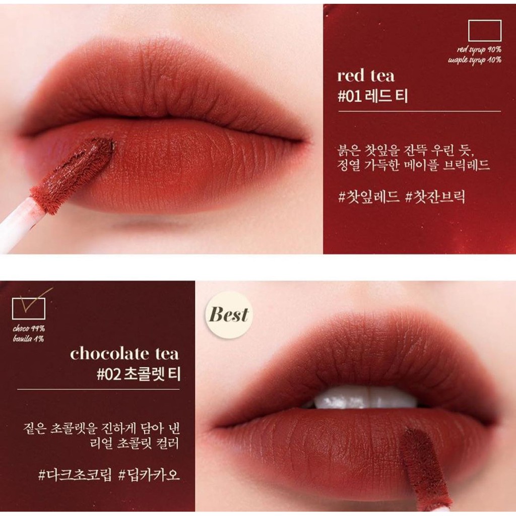 [CHÍNH HÃNG] Son Kem Lì, Mịn Mượt Như Nhung Romand Milk Tea Velvet Tint 4.4g | BigBuy360 - bigbuy360.vn