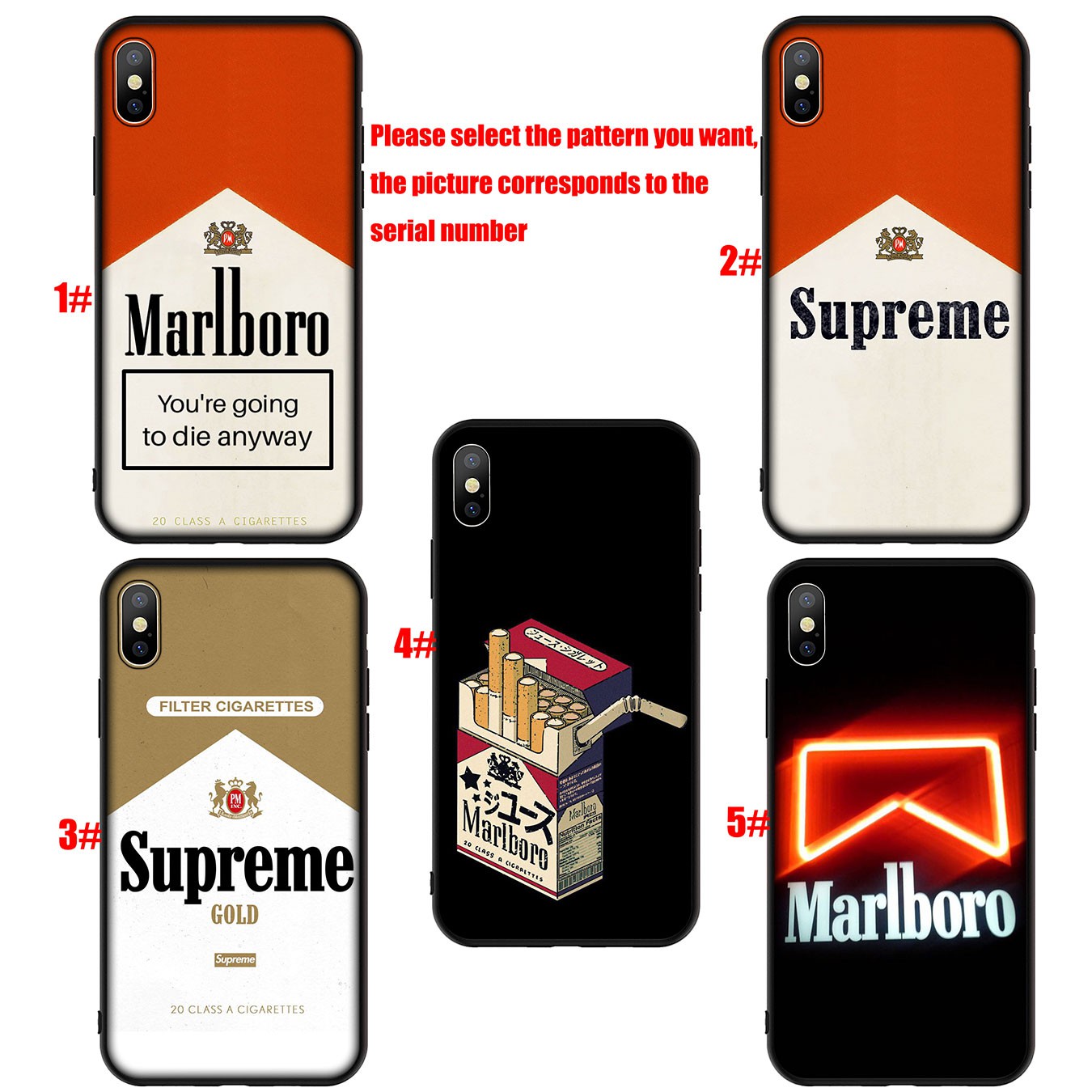 VIVO Y11 Y12 Y15 Y17 Y19 Y20 Y30 Y50 Y20i Y93 Y95 Y91 Y20s Y91C Y51 Y31 Casing Soft Silicone H62 logo marlboro Phone Case