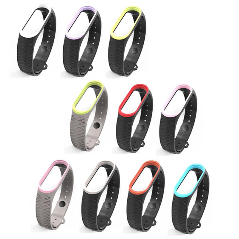 Vòng đeo tay nhựa silicone cho Xiaomi Miband 3