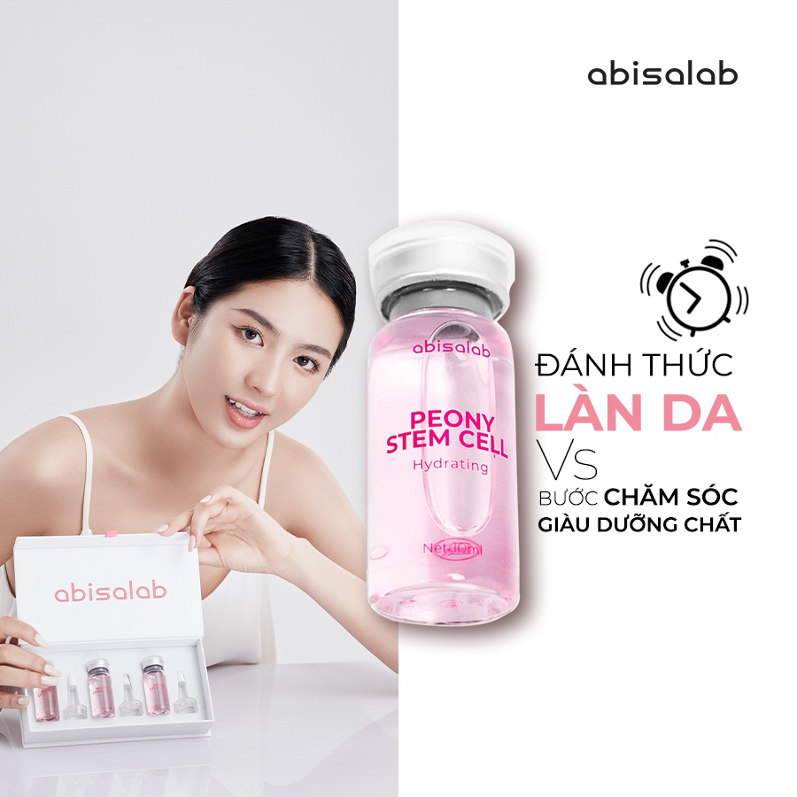 Tinh chất Tế bào gốc Mẫu đơn Abisalab Hydrating Peony Stemcell 10ml