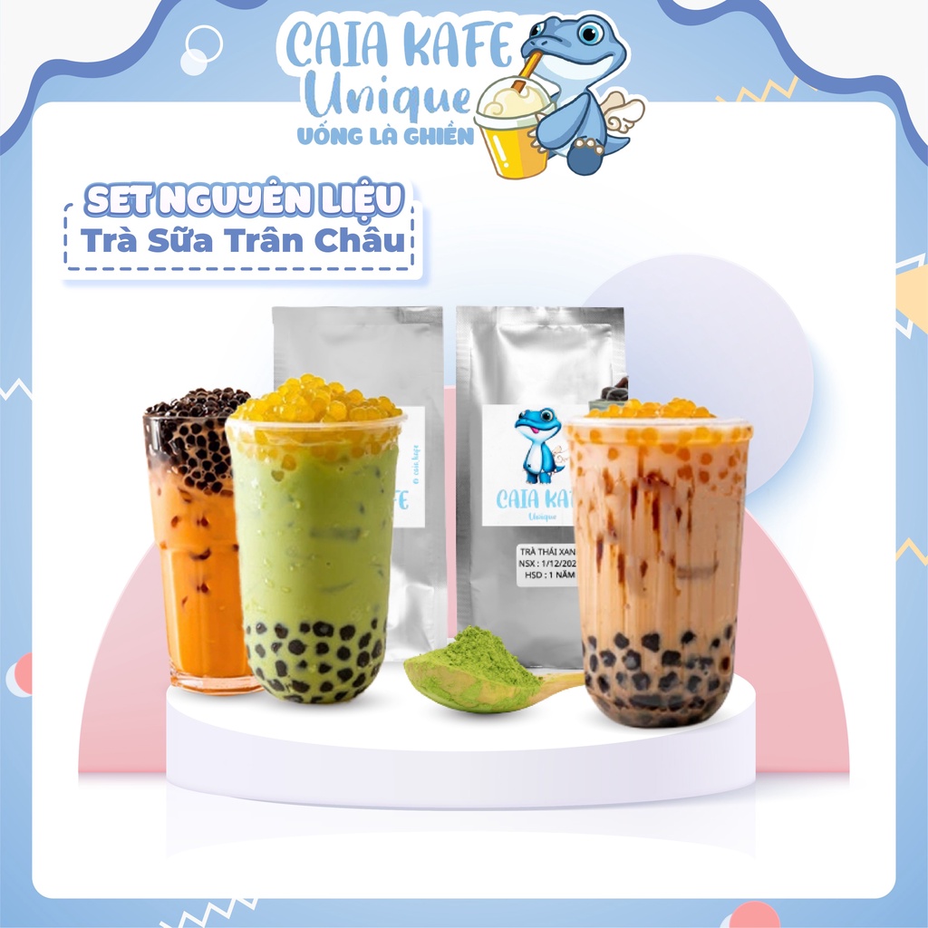 Set nguyên liệu pha trà sữa công thức gia truyền(25 Ly)-Vị truyền thống,Thái Xanh,Thái Đỏ,Matcha,Socola,Ôlong | BigBuy360 - bigbuy360.vn