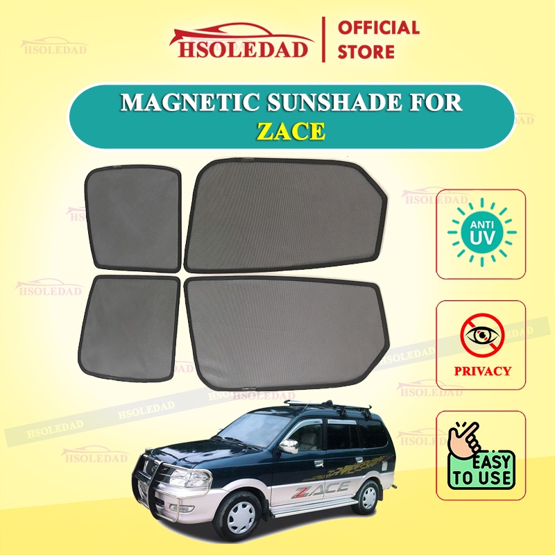 Rèm che nắng nam châm cho xe Zace, bộ 4 tấm cho 4 cửa, hàng loại 1 cao cấp nhất, vừa khít kính