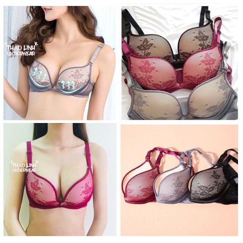 [CHÍNH HÃNG][FREESHIP] Áo ngực Thái lan không gọng đệm vừa mút thông hơi nâng đẩy tạo khe cho ngực nhỏ vừa thoáng