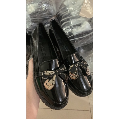 Giày đế đốc nơ vải