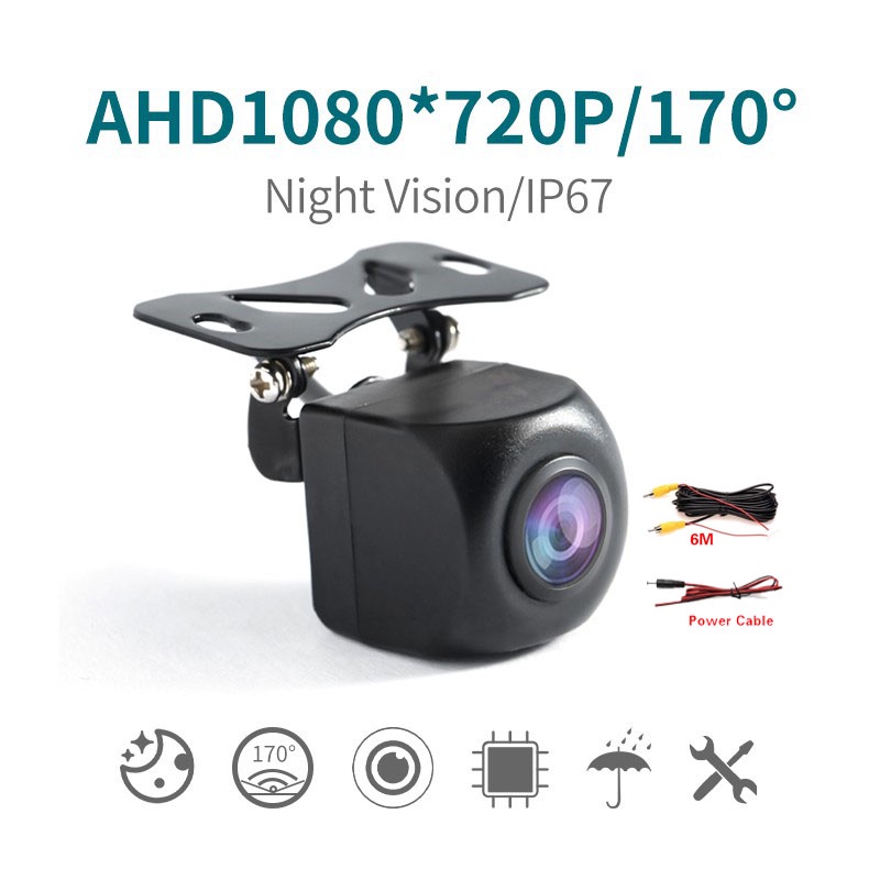 Bộ Camera Quan Sát Phía Sau Góc Rộng Chống Nước Chuyên Dụng Cho Xe Hơi