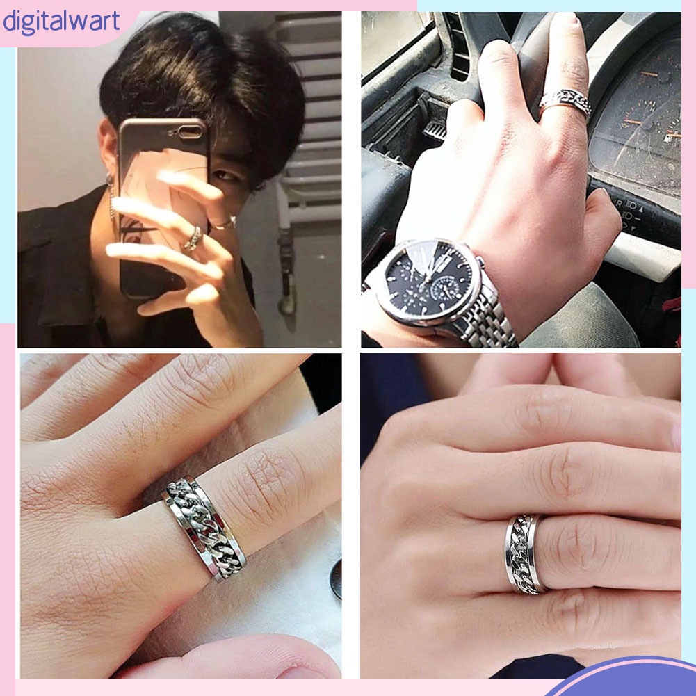 Nhẫn Mở Nắp Chai Bia Bằng Thép Không Gỉ Có Thể Xoay Được