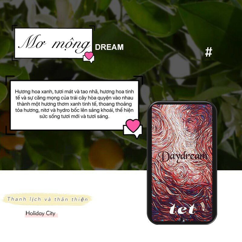 Nước Hoa Sáp Khô TET- Elyse HongKong Có 4 Mùi Hương Tinh Tế, Quyến Rũ Cho Cả Nam Và Nữ Kèm Hộp Đựng Cao Cấp, Sang Trọng | BigBuy360 - bigbuy360.vn