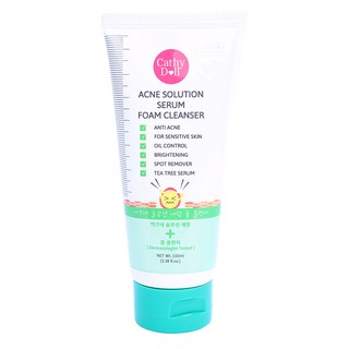 Sữa rửa mặt trị mụn Cathy Doll Acne Solution Serum Foam Cleanser