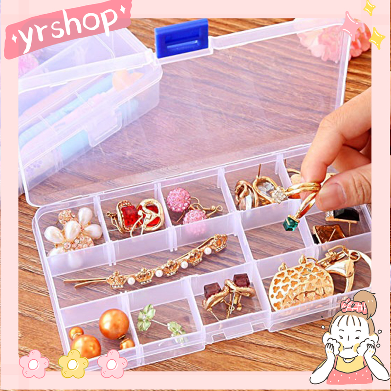 Hộp Nhựa 15/ 24 Ngăn Đựng Trang Sức Tiện Lợi