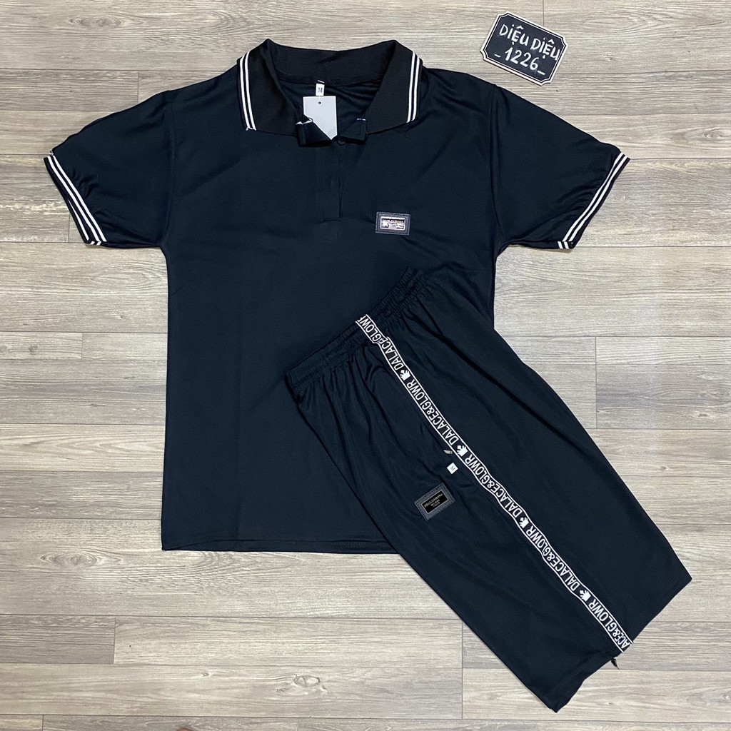 BỘ ĐỒ NAM BỘ HÈ NAM THỂ THAO CỔ BẺ VIỀN TRẮNG TAG SẮT kèm ảnh thật | BigBuy360 - bigbuy360.vn