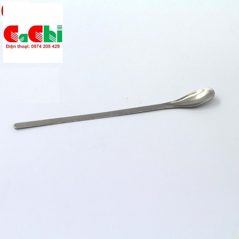 Thìa lấy hóa chất 1 đầu dài 22cm bằng inox