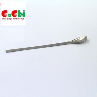 Thìa lấy hóa chất 1 đầu dài 22cm bằng inox