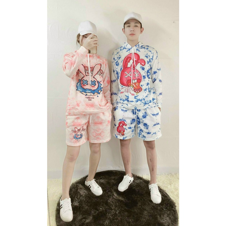❤️ SIÊU PHẨM ❤️ Set Bộ Áo Hoodie Nhung Tăm Có Khóa Kéo Nón Liền Cho Nữ Dáng Rộng Kèm Quần Short Nhiều Màu Cho Khách SL