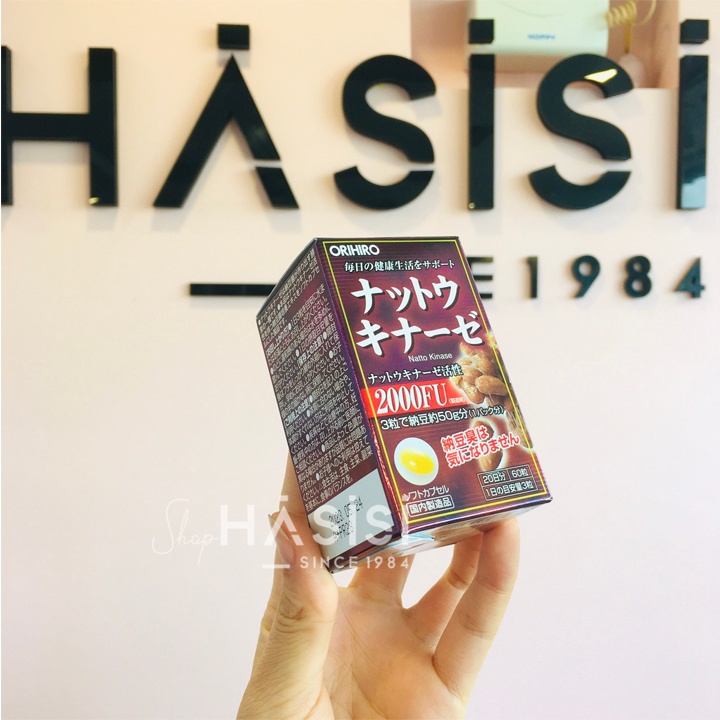 Viên Uống Hỗ Trợ Điều T..r..ị Tai Biến ORIHIRO 2000FU (60 Viên - 3 Viên/Ngày)