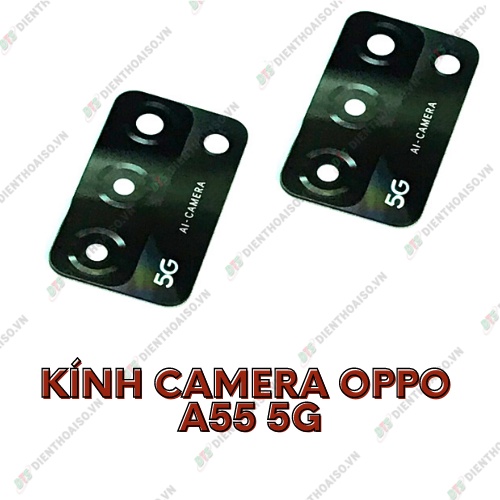 Mặt kính camera oppo a55 5g có sẵn keo dán