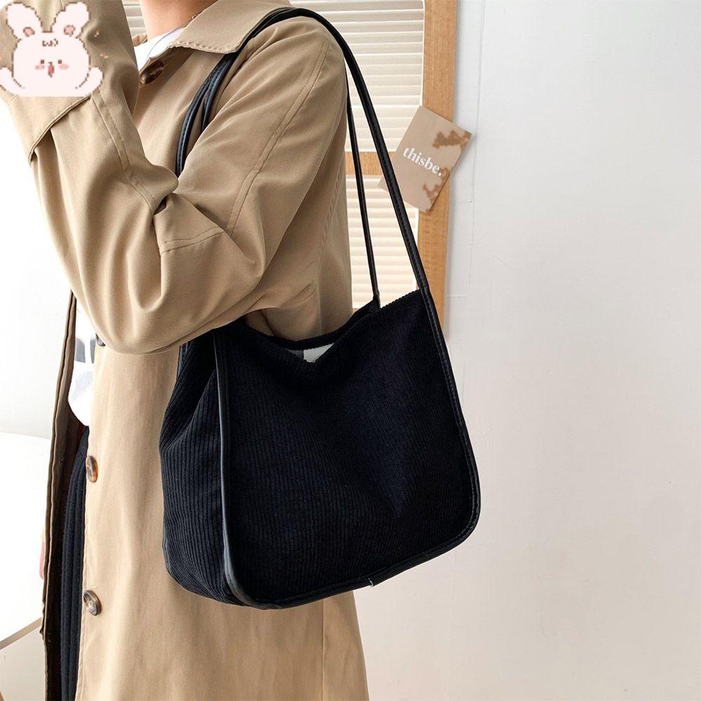 Túi Tote Vải Nhung Mềm Mại Đeo Vai / Xách Tay Thời Trang Cho Nữ