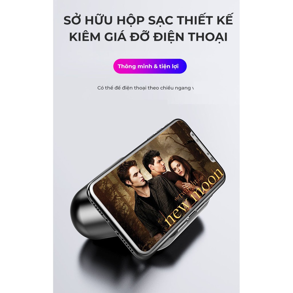 Tai nghe Bluetooth Không Dây Nhét Tai s11 chơi game, nghe nhạc KIÊM PIN SẠC DỰ PHÒNG dung lượng cao, kết nối Bluetooth | BigBuy360 - bigbuy360.vn