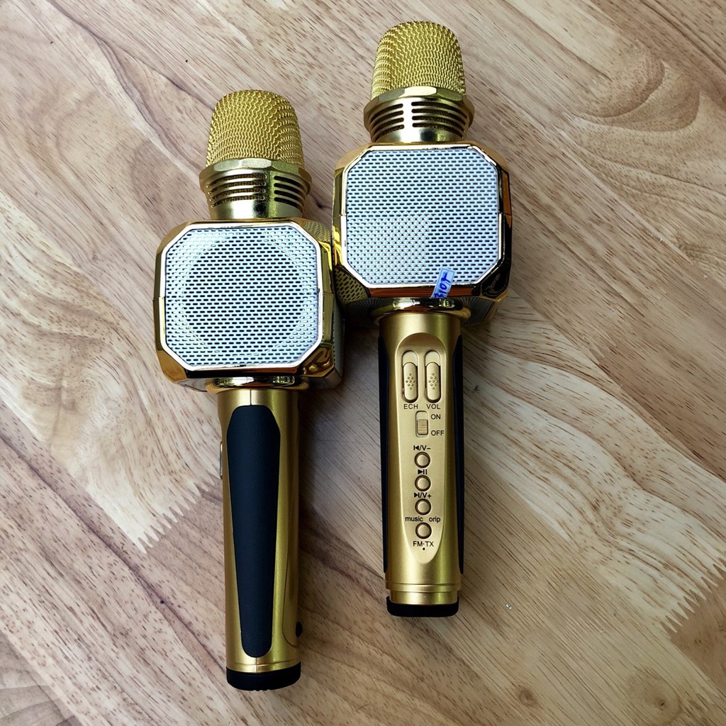 MICRO Karaoke bluetooth micro Không Dây SD10 🔥 FREESHIP 🔥 mic Đa Năng chỉnh giọng tích hợp loa - hàng chính hãng