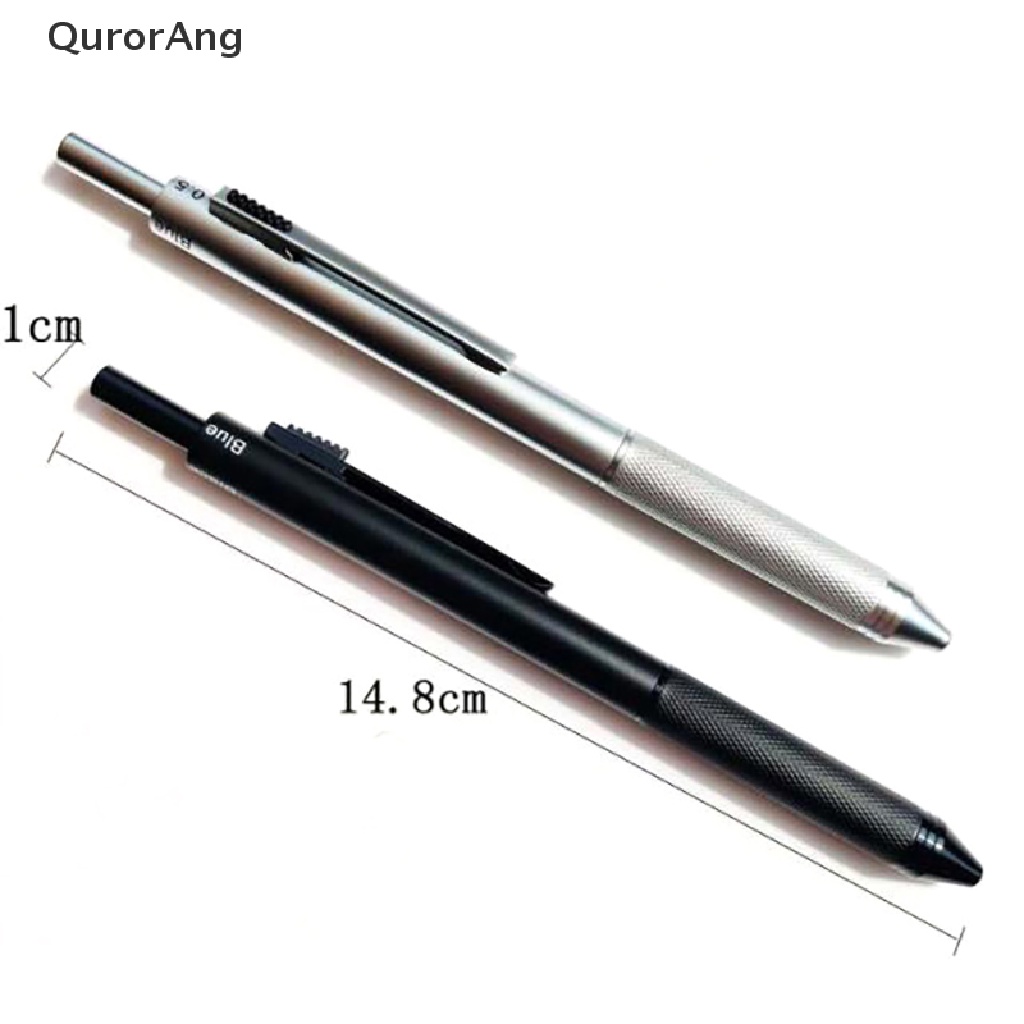 Bút Bi Kim Loại 4 Trong 1 Đa Năng 3 Màu Trong 1