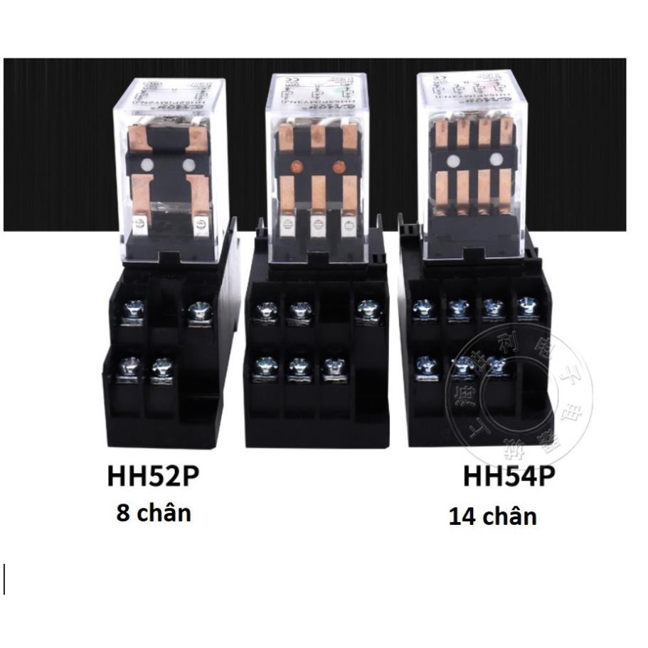Rơ le trung gian -Relay kiếng MY2N-J, MY4N-J 5A