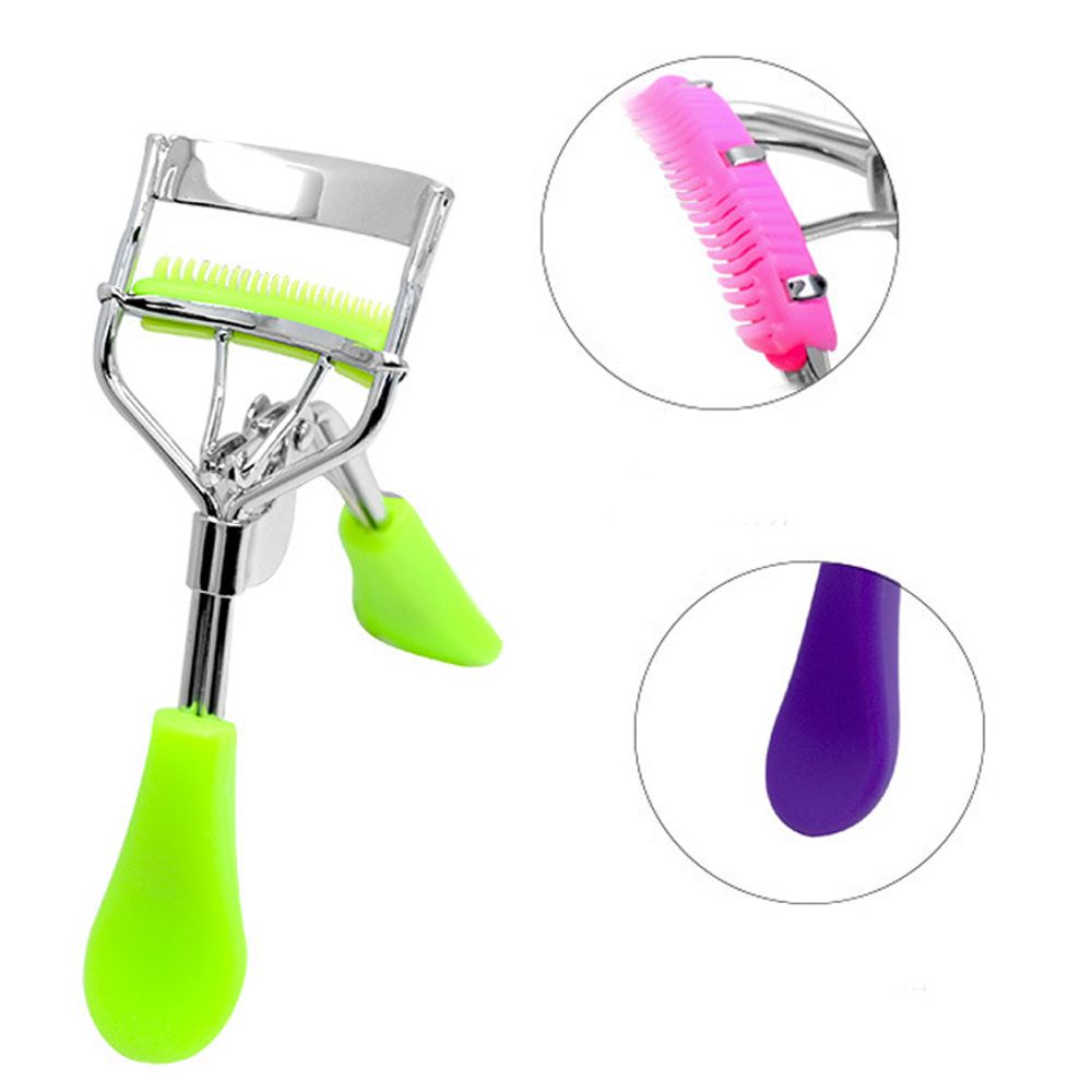 Kẹp Bấm Mi Tích Hợp Lược Tạo Kiểu Tóc Thời Trang Nhiều Màu Sắc