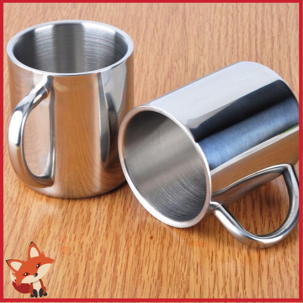 Cốc Uống Nước Bằng Thép Không Gỉ Thiết Kế Nhỏ Gọn Cho Nhà Bếp/Du Lịch