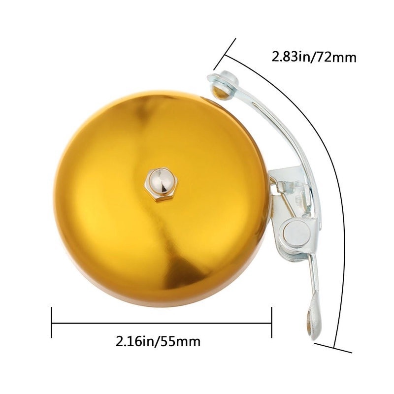 Chuông Báo Động Mini Bằng Hợp Kim Nhôm Cho Xe Đạp Leo Núi