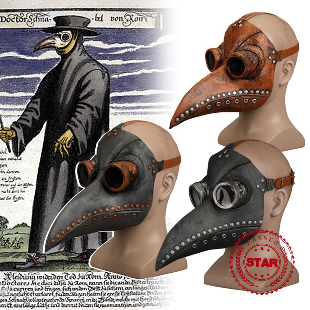 Mặt nạ cao su hóa trang lễ hội Steampunk Plague DR P5D9 P0O0
