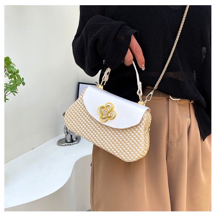 Túi Cói JASMIN NOIR Bằng Rơm Thời Trang Dành Cho Nữ