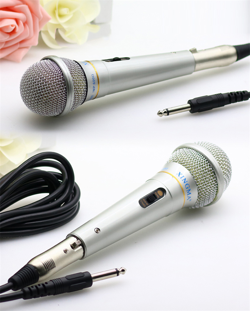 Micro karaoke Chống Hú, Micro Karaoke XINGMA AK-319 Có Dây Chất Lượng Cao  Loại Bỏ Tạp Âm Tốt, Hát Cực Hay