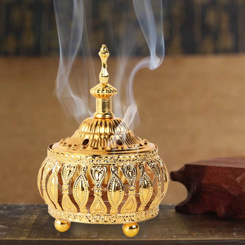 Giá đỡ đốt trầm hương bằng gỗ đàn hương phong cách châu Âu sáng tạo