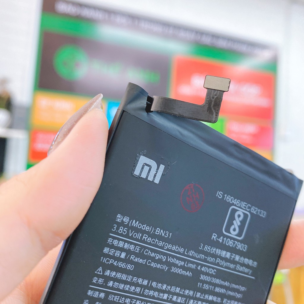 Pin mã BN31 dùng cho Redmi 5X / Redmi A1 / Redmi S2 / Redmi Note 5A / Redmi Note 5A Prime BN-31