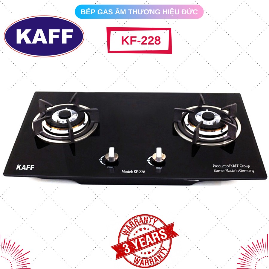 Bếp gas âm KAFF KF-228 đôi