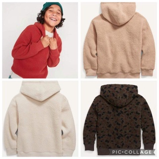 Áo Hoodie lông cừu bé trai xuất dư