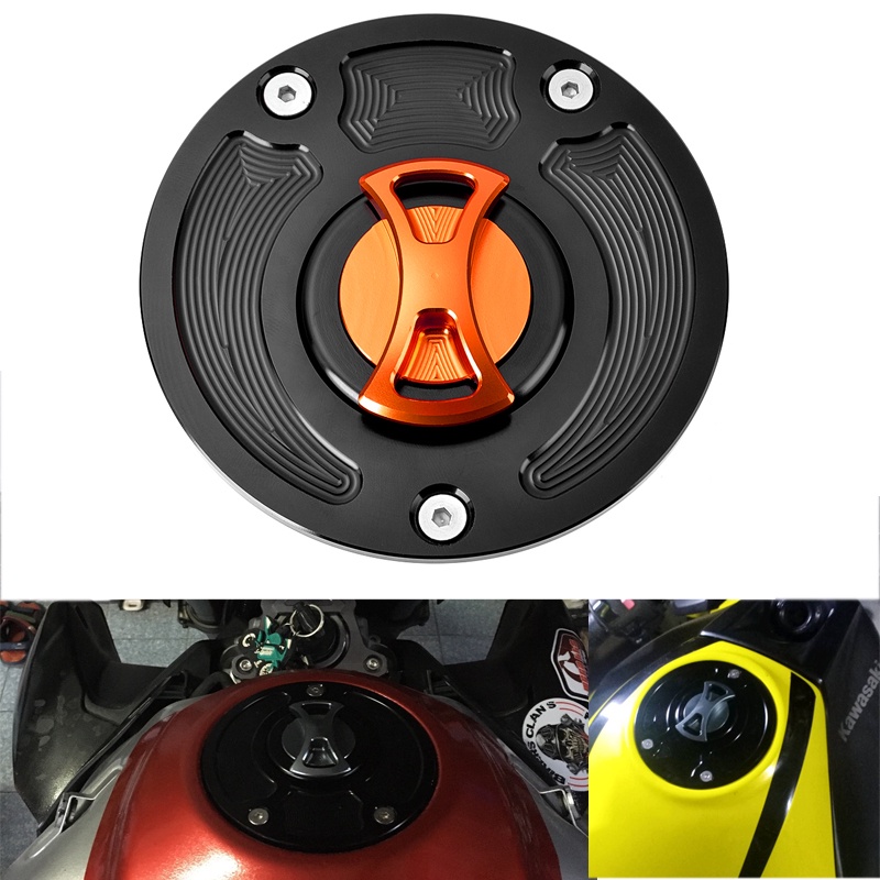 Xe Máy CNC Nắp Bình Nhiên Liệu Cho KAWASAKI Z800 2013-2017 Z1000 2007-2017