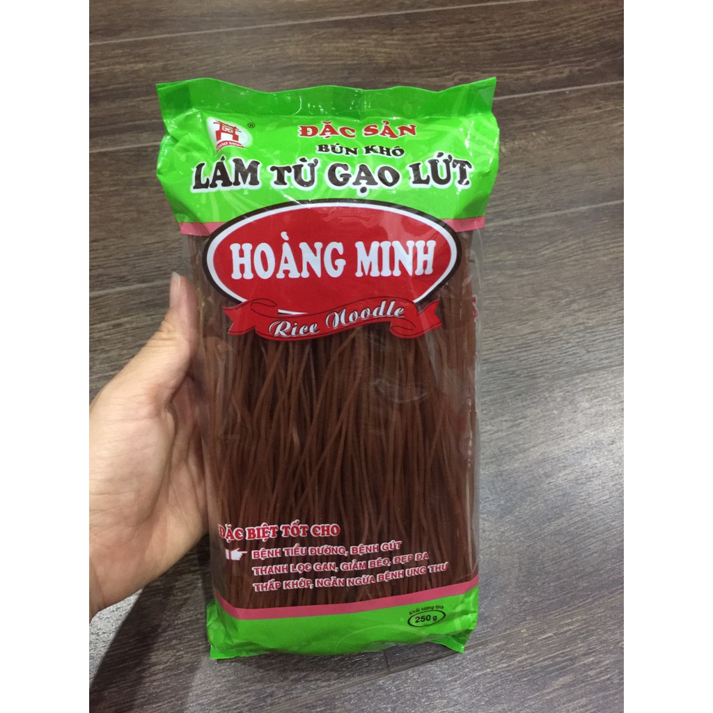 Bún gạo lứt HOANG MINH 250g - 500g _ TỐT CHO NGƯỜI ĂN KIÊNG *