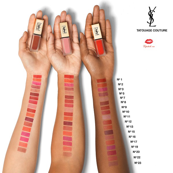 Son kem YVES SAINT LAURENT - YSL Tatouage Couture Matte Stain