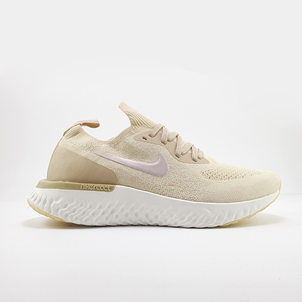 Giày Sneaker Epic React Flyknit Light Cream - SALE Size 36