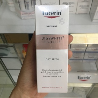 Kem dưỡng trắng da ban ngày eucerin ultrawhite+ spotless spf30