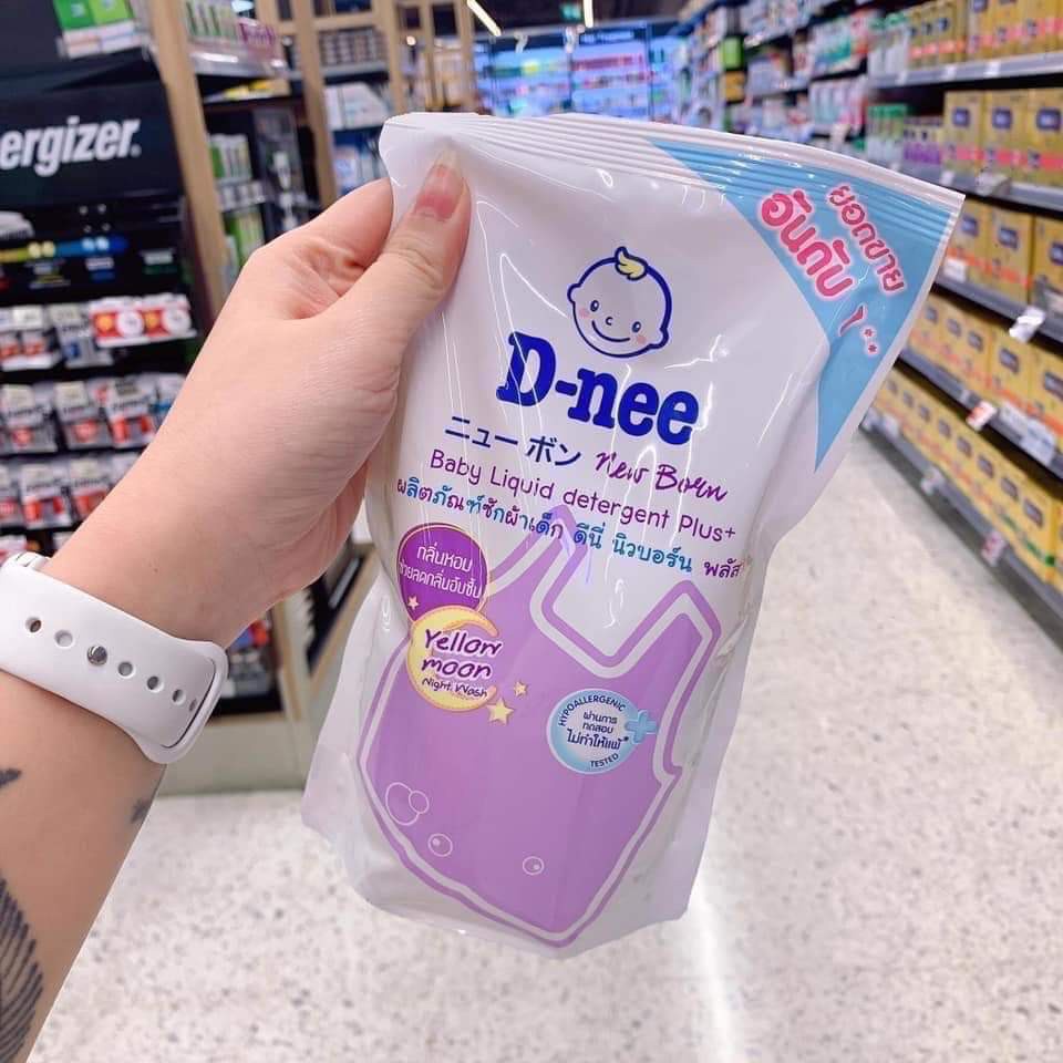 Nước giặt xả Dnee organic nội địa Thái túi 1400ml