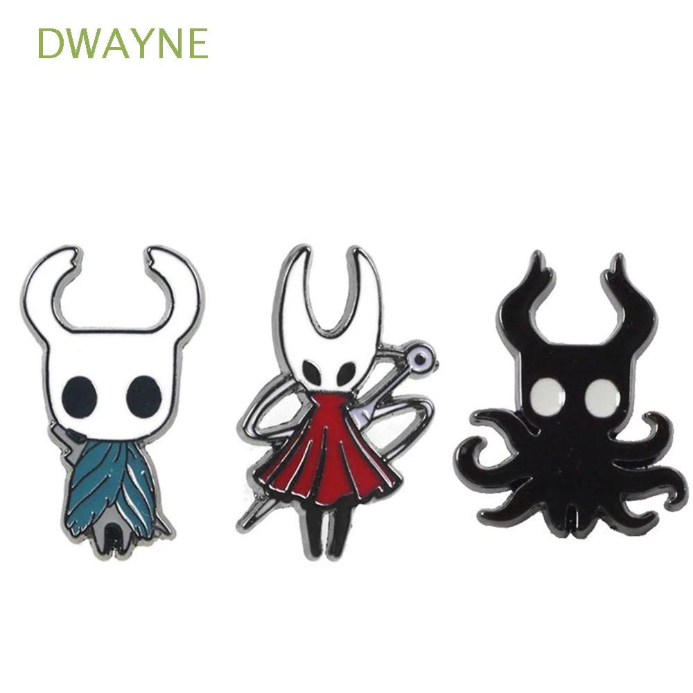 DWAYNE Badge Gift Games Brooch Souvenir Collection Game Jewelry Hollow Knight Enamel Pins Fans Collectible Unique Gift Bags Uniform Acessories Pins Accessories Fan Collectible Badge Jewelry Cartoon Badge