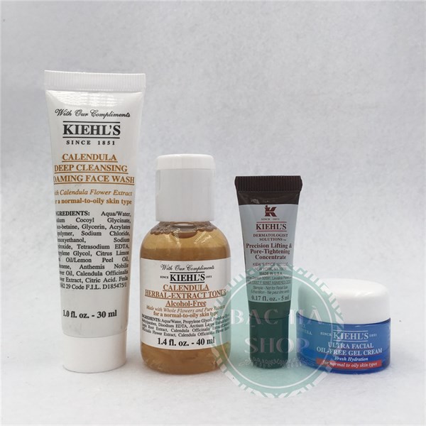 Kiehl's / Kiehls set Dưỡng Cho Da Hỗn Hợp Dầu 4 Món mini | BigBuy360 - bigbuy360.vn