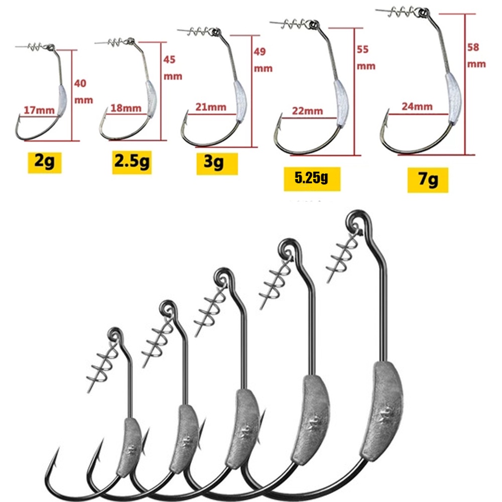 Móc câu cá chất liệu thép carbon đầu nhọn chất lượng cao