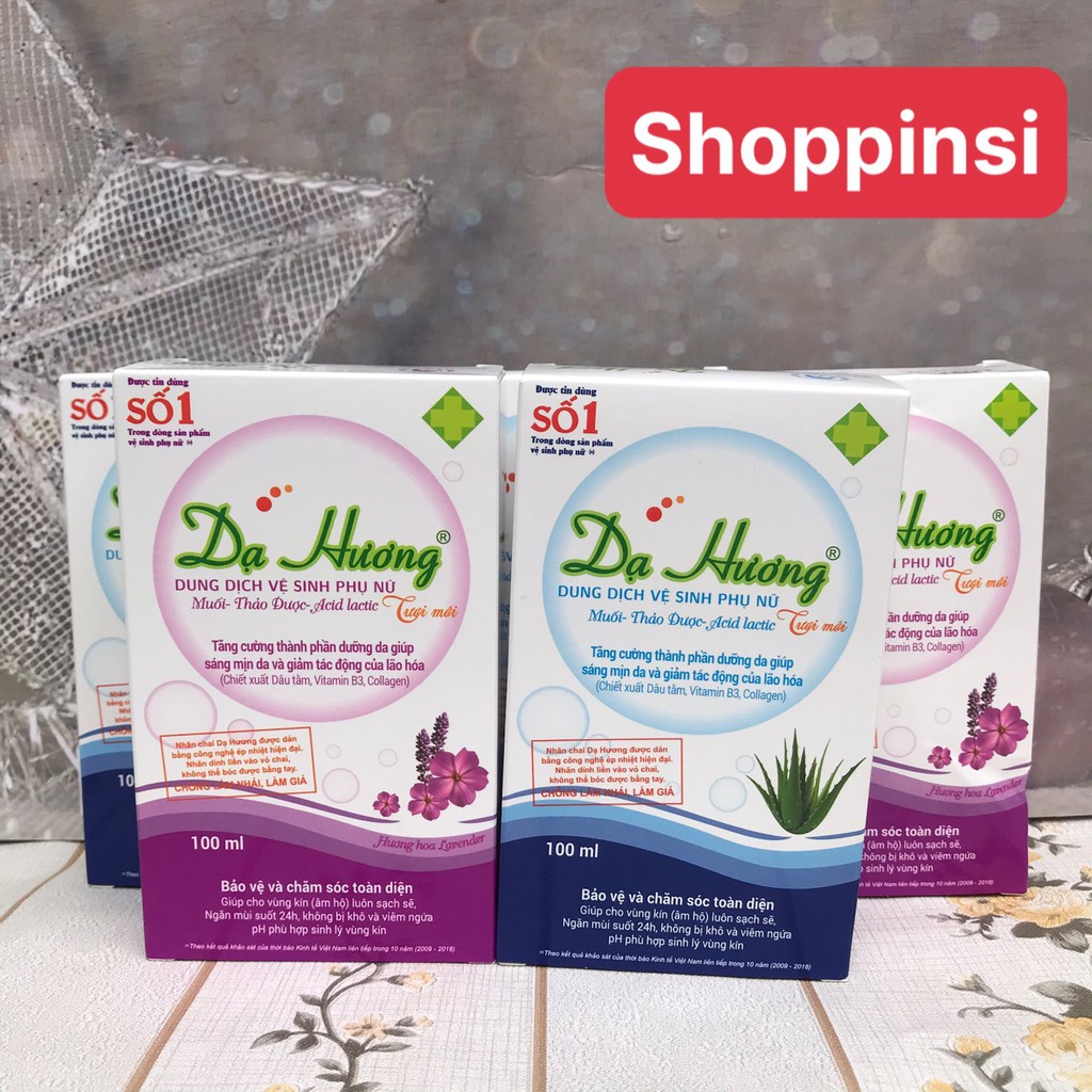 Dạ hương - dung dịch vệ sinh phụ nữ - Chai 100ml - Chính hãng