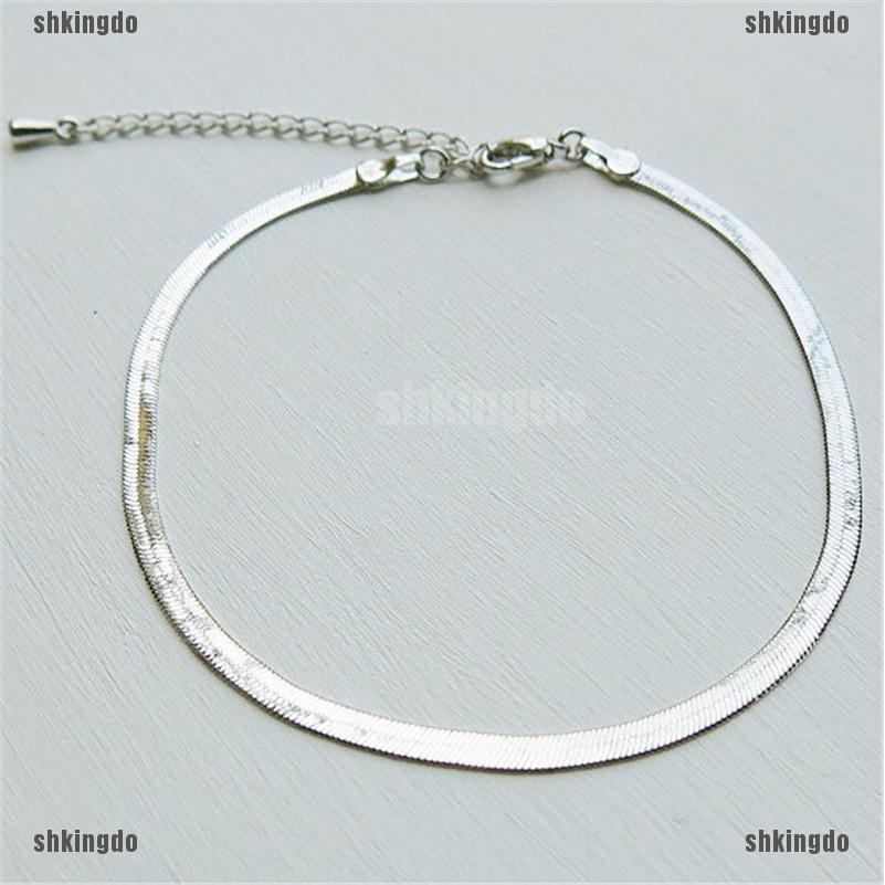 Lắc chân mạ vàng/bạc trang sức phù hợp đeo đi du lịch biển