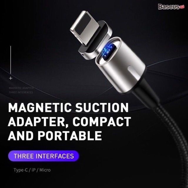 Đầu nam châm dùng cho Cáp sạc từ tính Baseus Zinc Magnetic Cable Series 2 Type C/ Micro USB/ Lightning